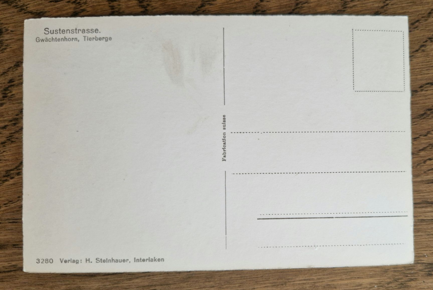 Cartoline postali: Sustenstrasse, Oldtimer – Usato da Ebikon venduto da Donar50 2