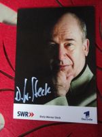 DIETZ WERNER STECK *BIENZLE TATORT*AUTOGRAMMKARTE ANTIK
