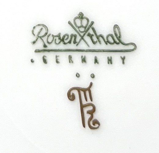 Rosenthal Piatti: Rosenthal Germany Porzellan, 5 Dessertteller Dekor Blumen – Nuovo (secondo la descrizione) da Arlesheim venduto da Pyramide88 5