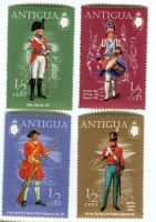Briefmarken "Uniform". Antigua