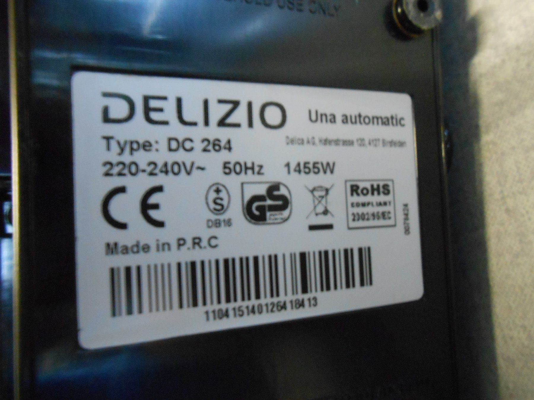 Kaffeemaschinen & Espressomaschinen: Delizio, Kaffeemaschine – Gebraucht aus Ammerswil AG von flow06 2