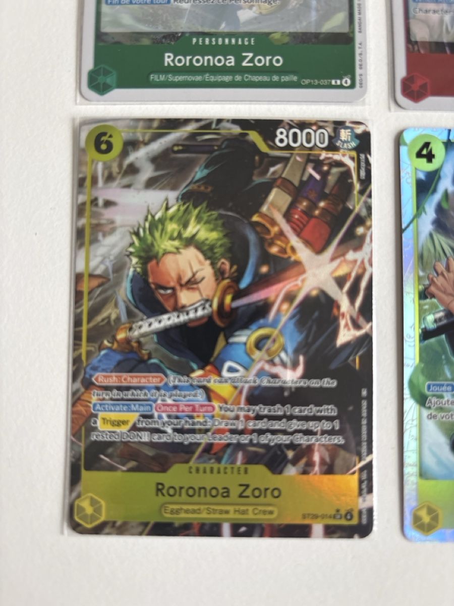 Bandai Carte collezionabili: One Piece - Roronoa Zoro - SR AA, SEC, SR, R – Nuovo e nell'imballaggio originale da steinhausen venduto da pat_nc2x 3