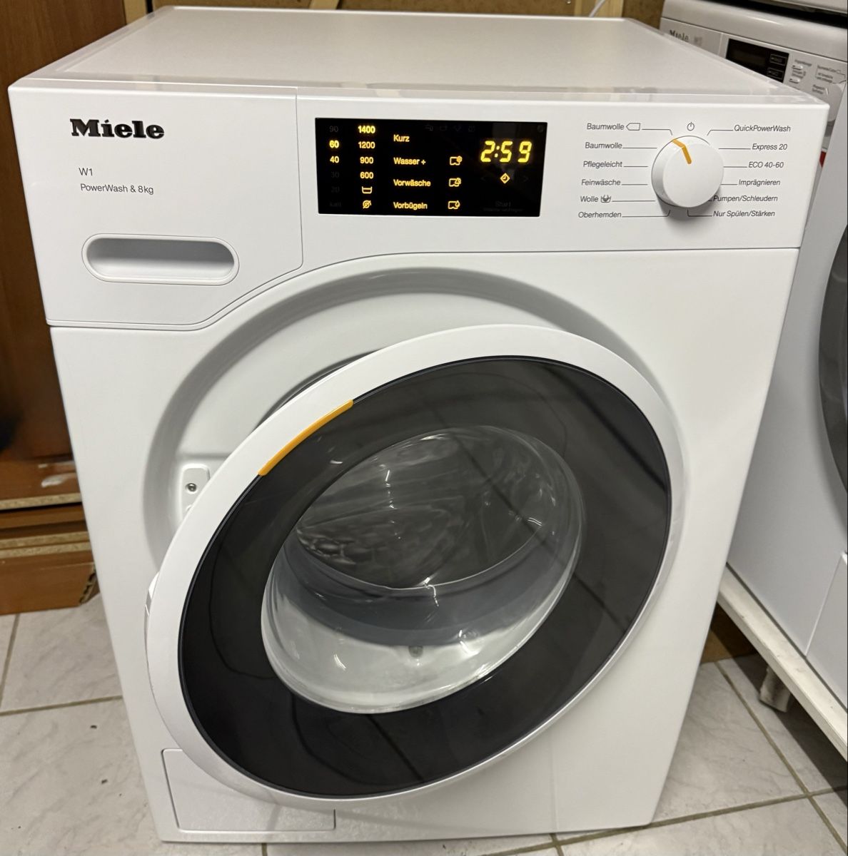 Miele Waschmaschinen: Miele Waschmaschine 8Kg A+++ – Neu (gemäss Beschreibung) aus Kilchberg ZH von Rei_9 4