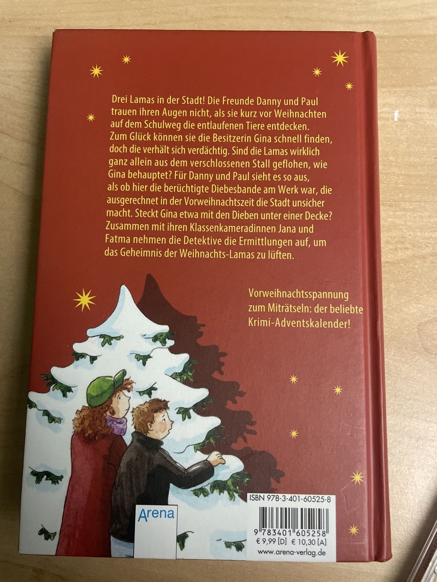 Bücher: Weihnachtskrimi "Adventskalender"24Kapitel – Gebraucht aus Obergerlafingen von cabo4 1