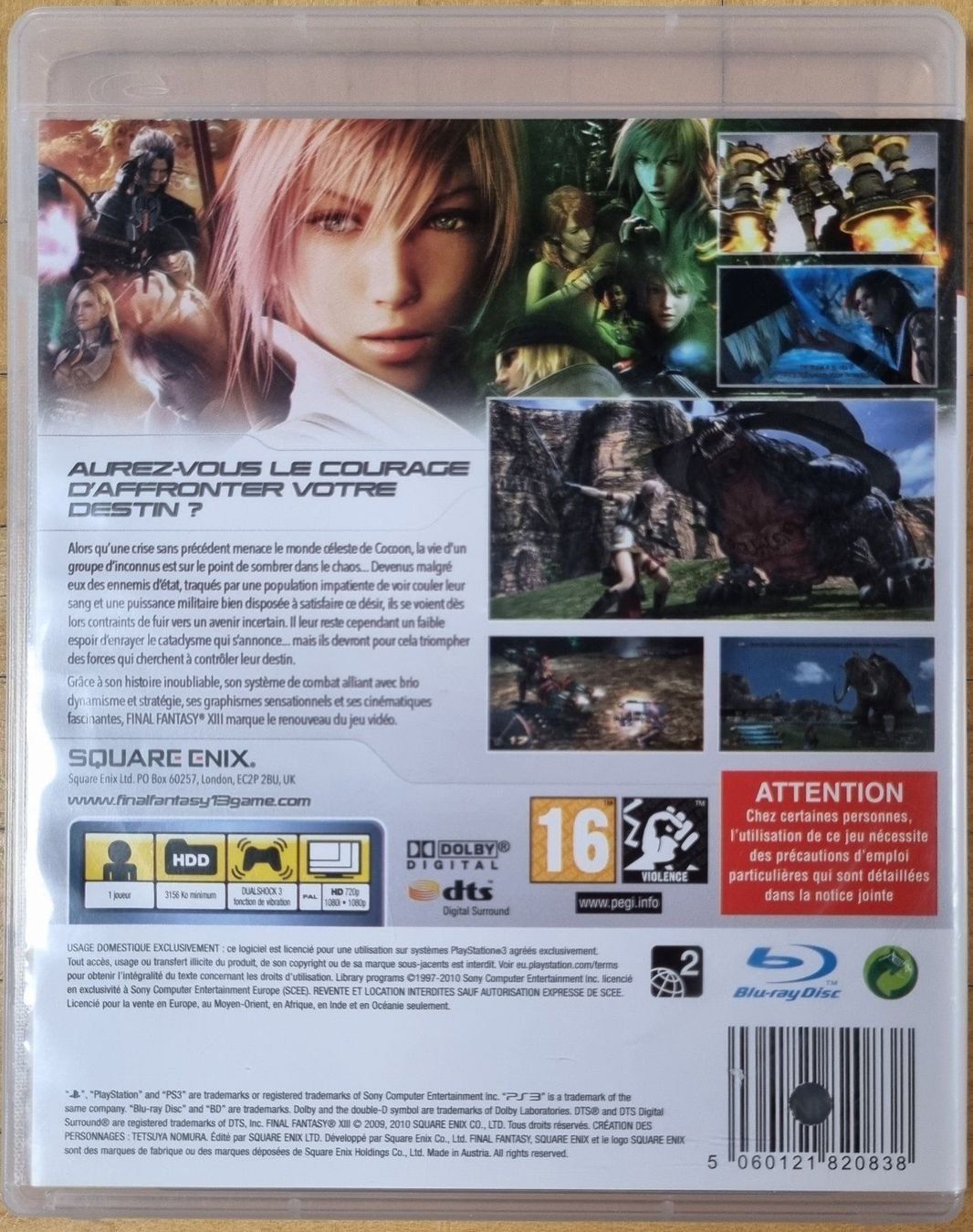 Sony Giochi: PS3 : Final Fantasy XIII – Usato da Froideville venduto da xXSebastienXx 1