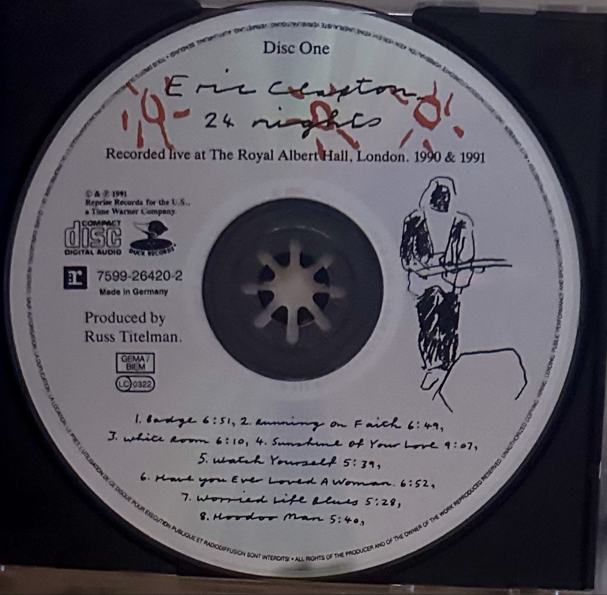 CDs: Eric Clapton 24 Nights Doppel-CD Live Royal Albert Hall – Gebraucht aus Malters von Gustov 3