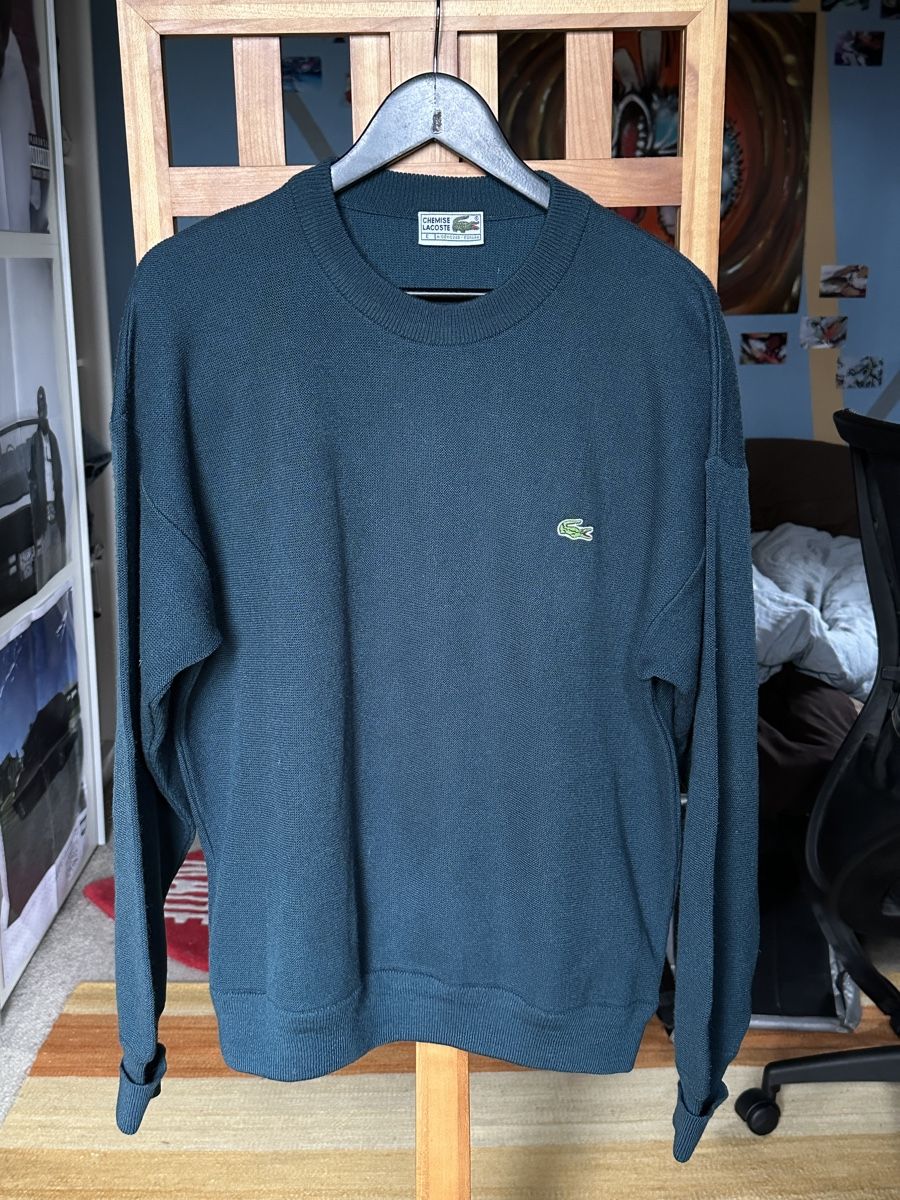Lacoste Pullover & Sweatshirts: Vintage Blue/Green Lacoste Sweater – Gebraucht aus Villars-Burquin von Iliasso