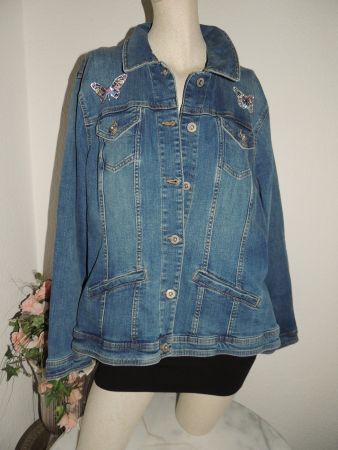 SCHÖNE JACKE COTTON "ZIRKONE" C&A NP 98 CHF NEU XL