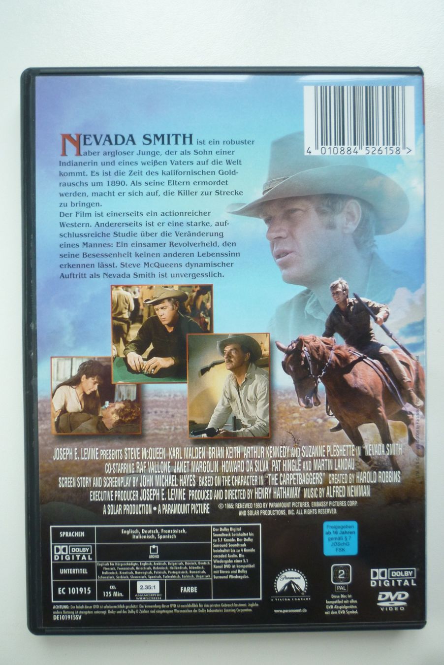 Tutti i DVDs: Nevada Smith - Western Klassiker 1966 Steve McQueen, Malden – Usato da Münchenstein venduto da antares09 1