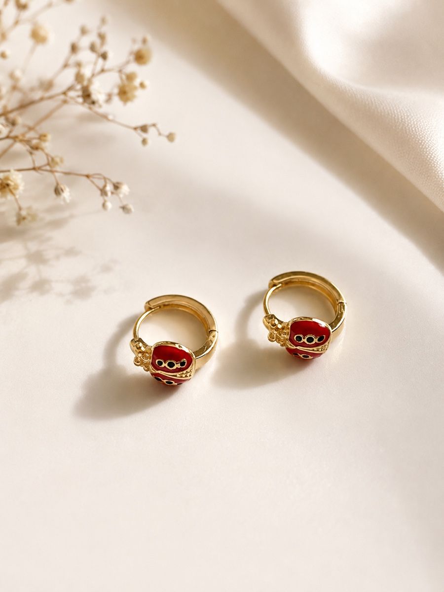 Orecchini pendenti & Orecchini a lobo: Ladybug Hoops – Nuovo e nell'imballaggio originale da Zürich venduto da MML