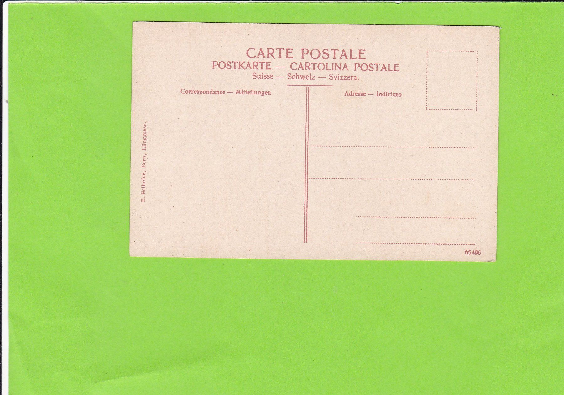 Cartoline postali: Bern-das Bundesgebäude – Usato da St. Peterzell venduto da neckertal 1