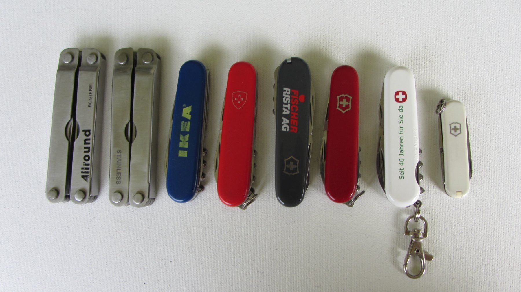 Victorinox Taschenmesser: Schweizer Taschenmesser / Multitools Konvolut gut erhalte... – Gebraucht aus Dietikon von Manfi49