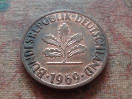 DEUTSCHLAND 2 Pfennig 1969