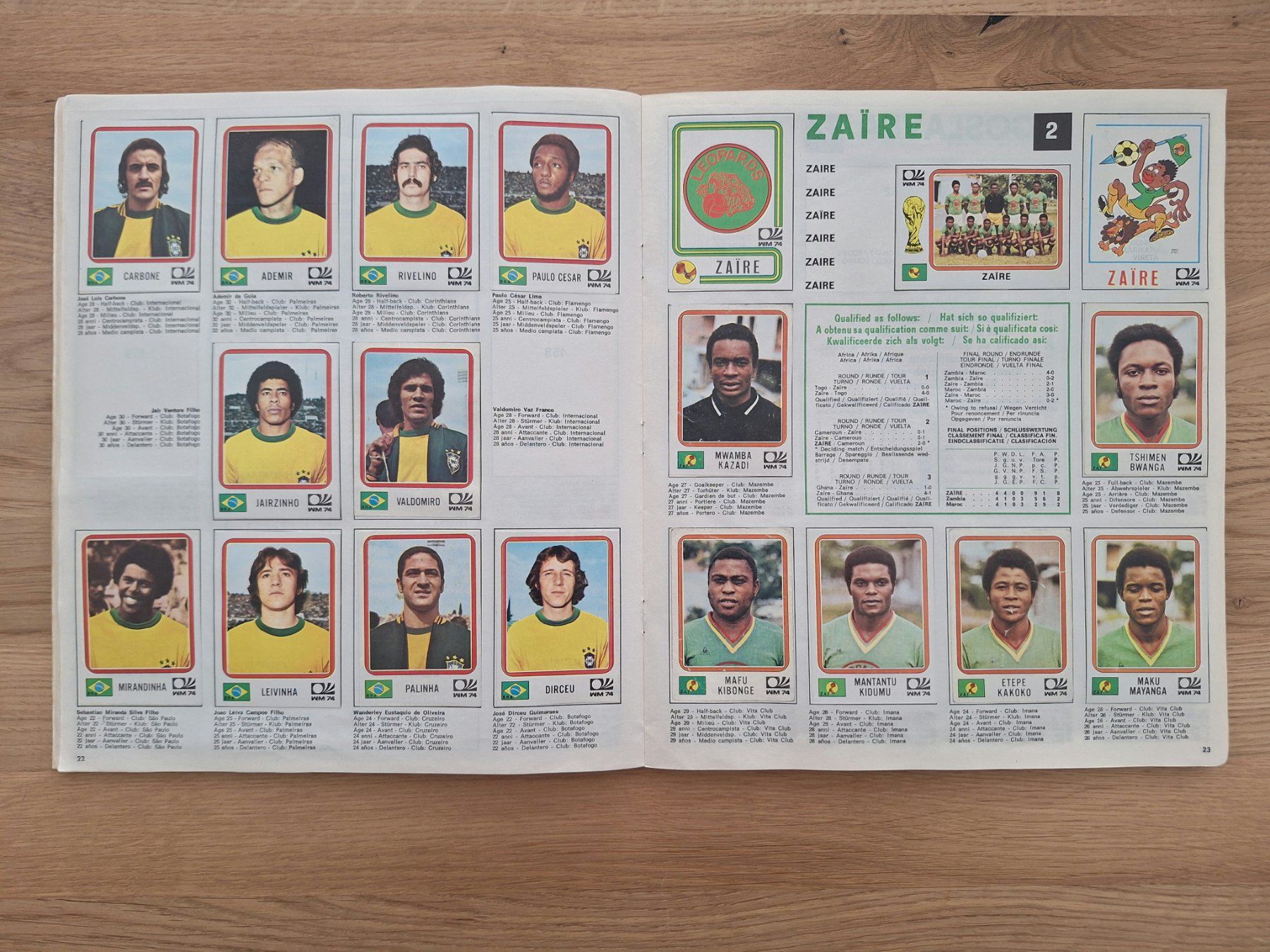 Panini Albums: PANINI WORLD CUP 1974 – D'occasion à St. Gallen par Matrix023 4