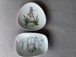 2 vide-poches manufacture Rosenthal Les Amoureux de Peynet