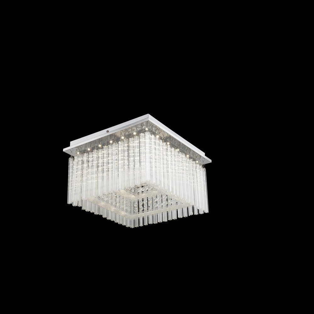 Lampadari & plafoniere: LED Deckenleuchte, Chrom, 36 cm x 36 cm – Nuovo (secondo la descrizione) da Kreuzlingen venduto da Smart-Light 4