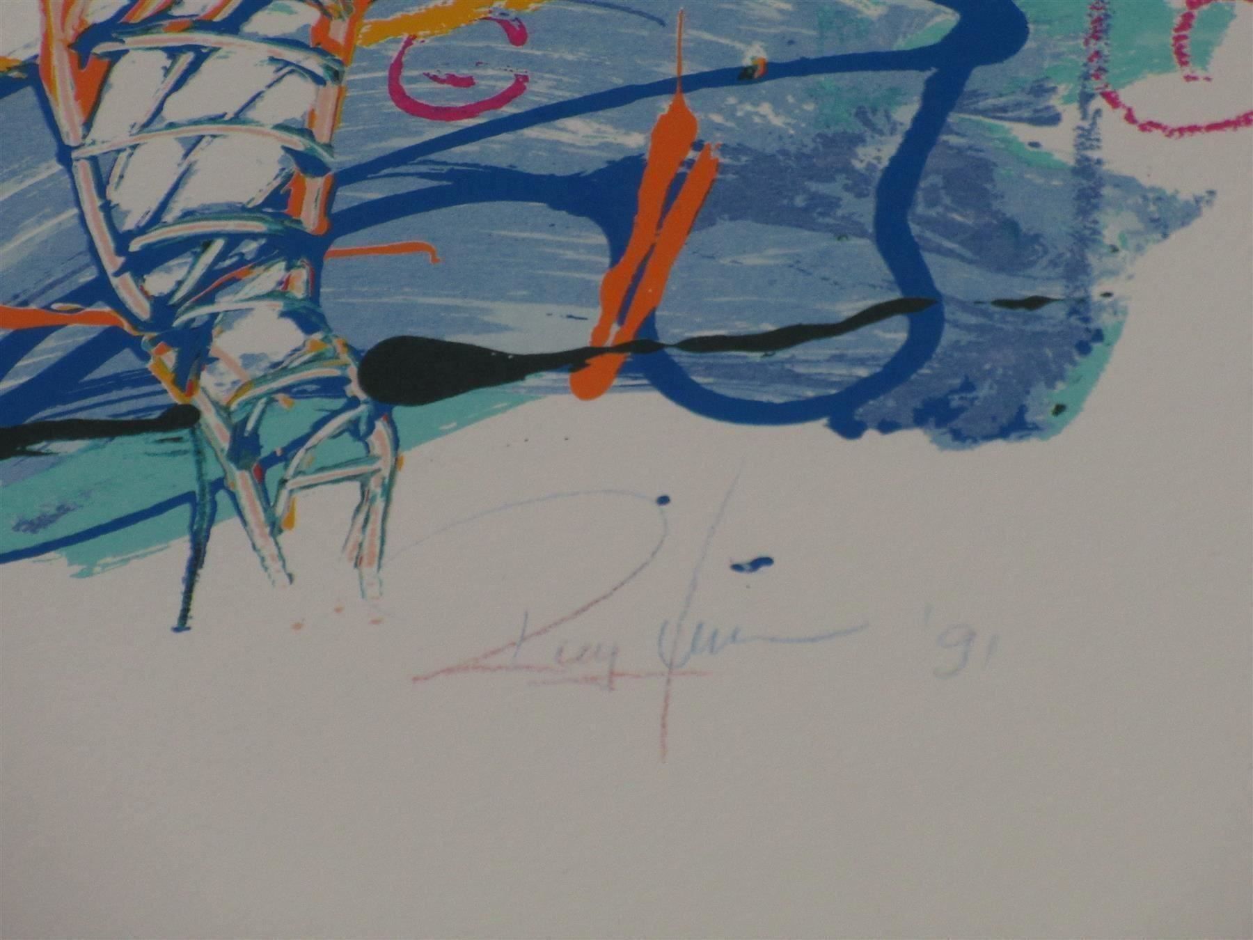 Grafica & Litografie: Rolf Knie  PFERD + HARLEKIN 91  hs./hn. – Usato da Weinfelden venduto da Kunst2010 2