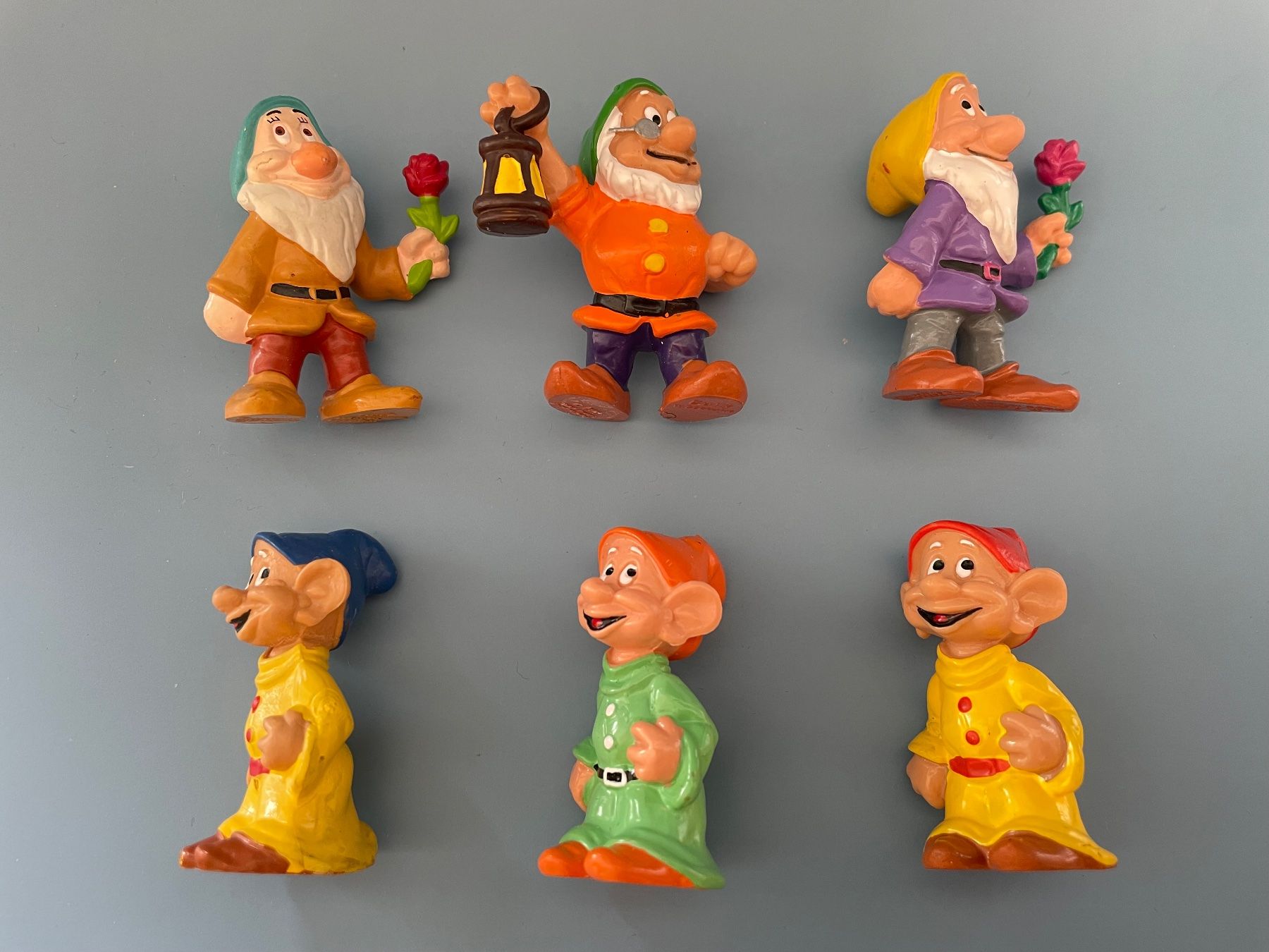 Bullyland Figuren: 6x Zwerg a. Schneewittchen Comic Figur Walt Disney Bully M+B – Gebraucht aus Gossau SG von entwederoder 2