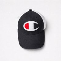 Casquette Champion Noire et Blanche - Look Sportif Garanti!