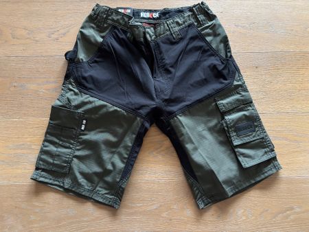 Herock Arbeitsshorts, Gr. 40/C48, ovp, schwarz, olivgrün