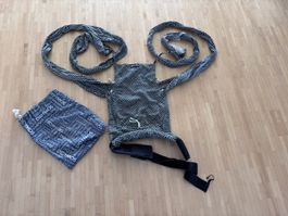 Didymos Babytrage schwarz weiss mit Beutel guter Zustand