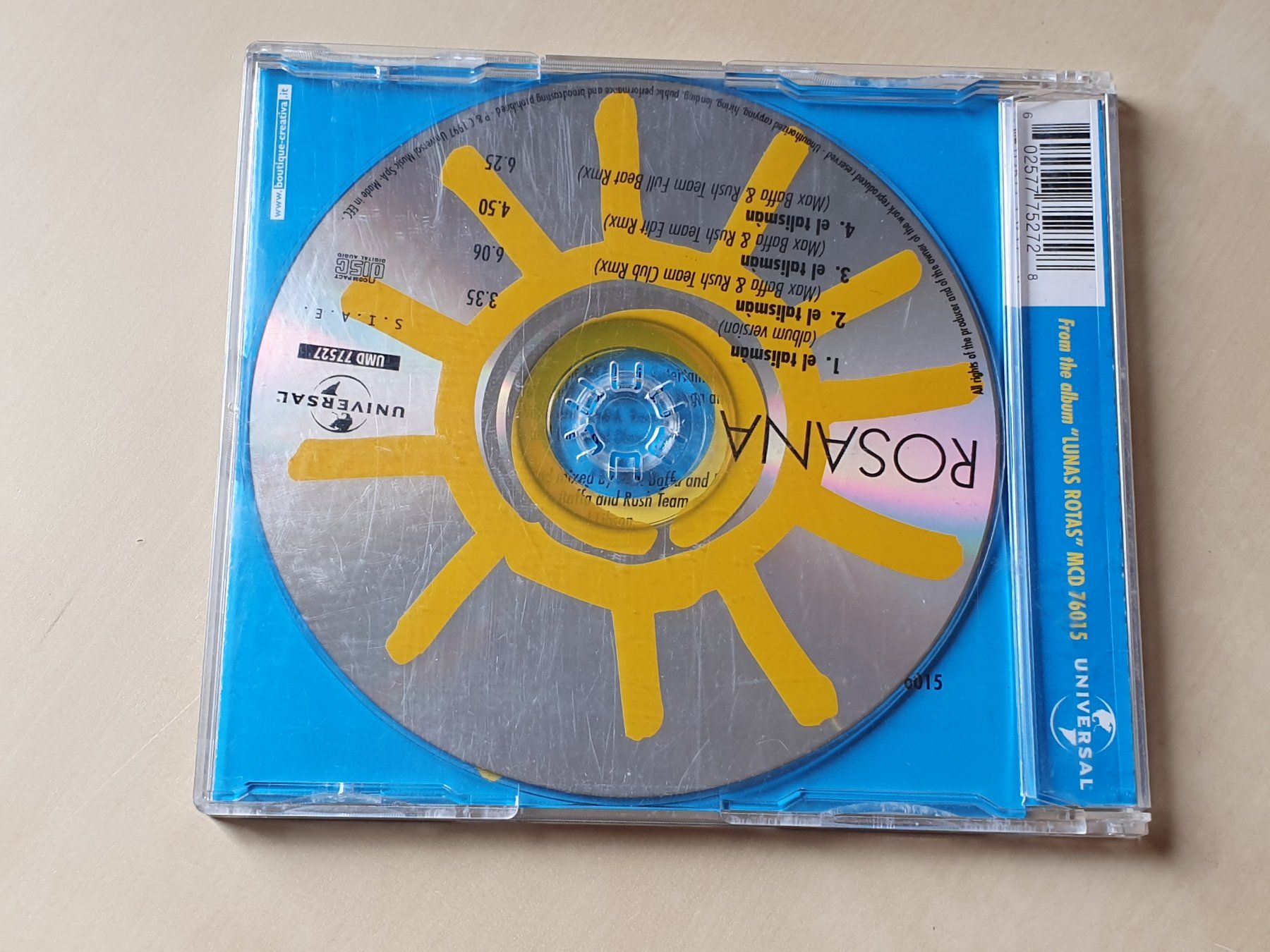 CD: Rosana El Talisman – Usato da Stansstad venduto da collectorsshop 1