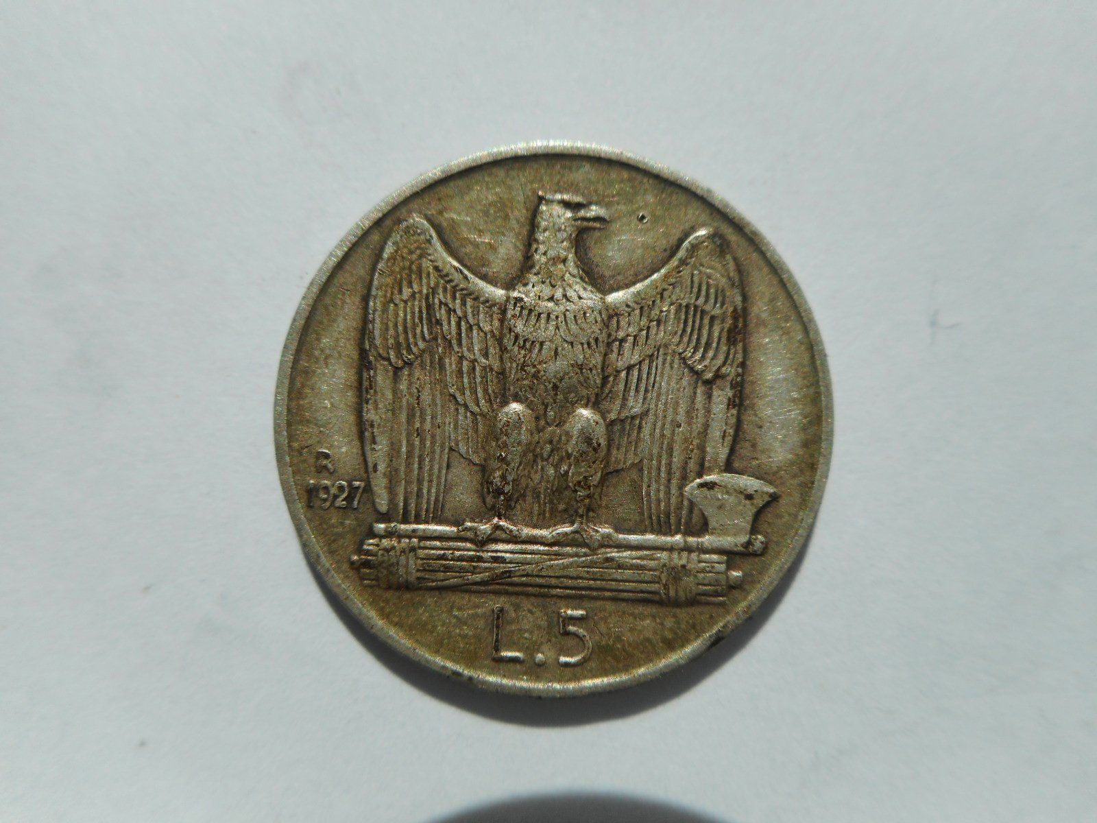 Tutti le monete: Italien 5 Lira 1927 – Usato da Volketswil venduto da schnecke48