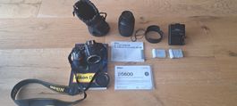 Nikon D5600 mit umfangreichem Zubehör – sehr gepflegt
