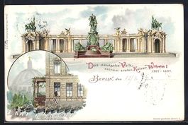 Litho Berlin, Denkmal für Kaiser Wilhel