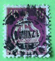Helvetia mit Schwert  mit Stempel    