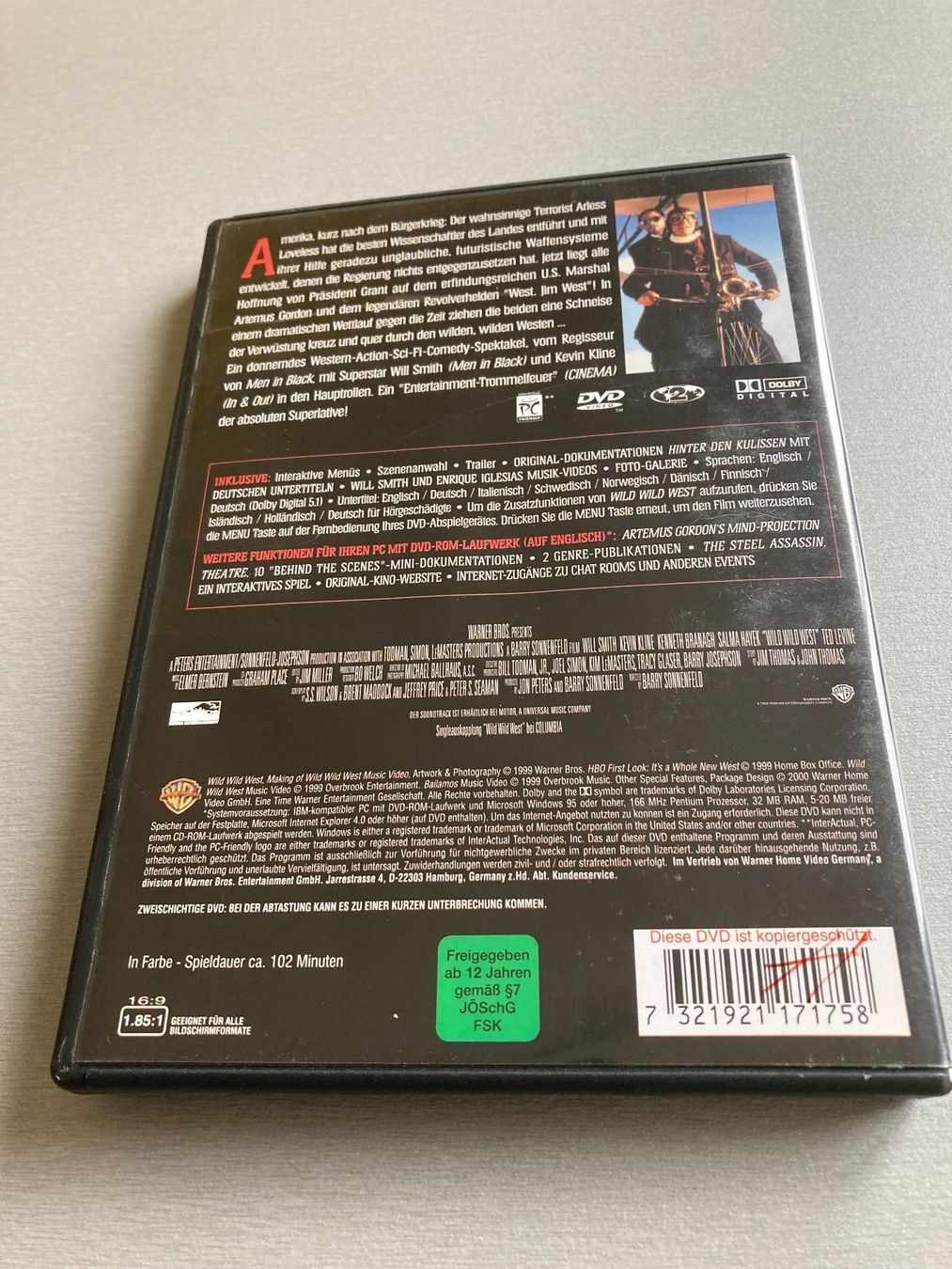Tutti i DVDs: WILD WILD WEST - DVD – Usato da Wald ZH venduto da Liedermacher 1