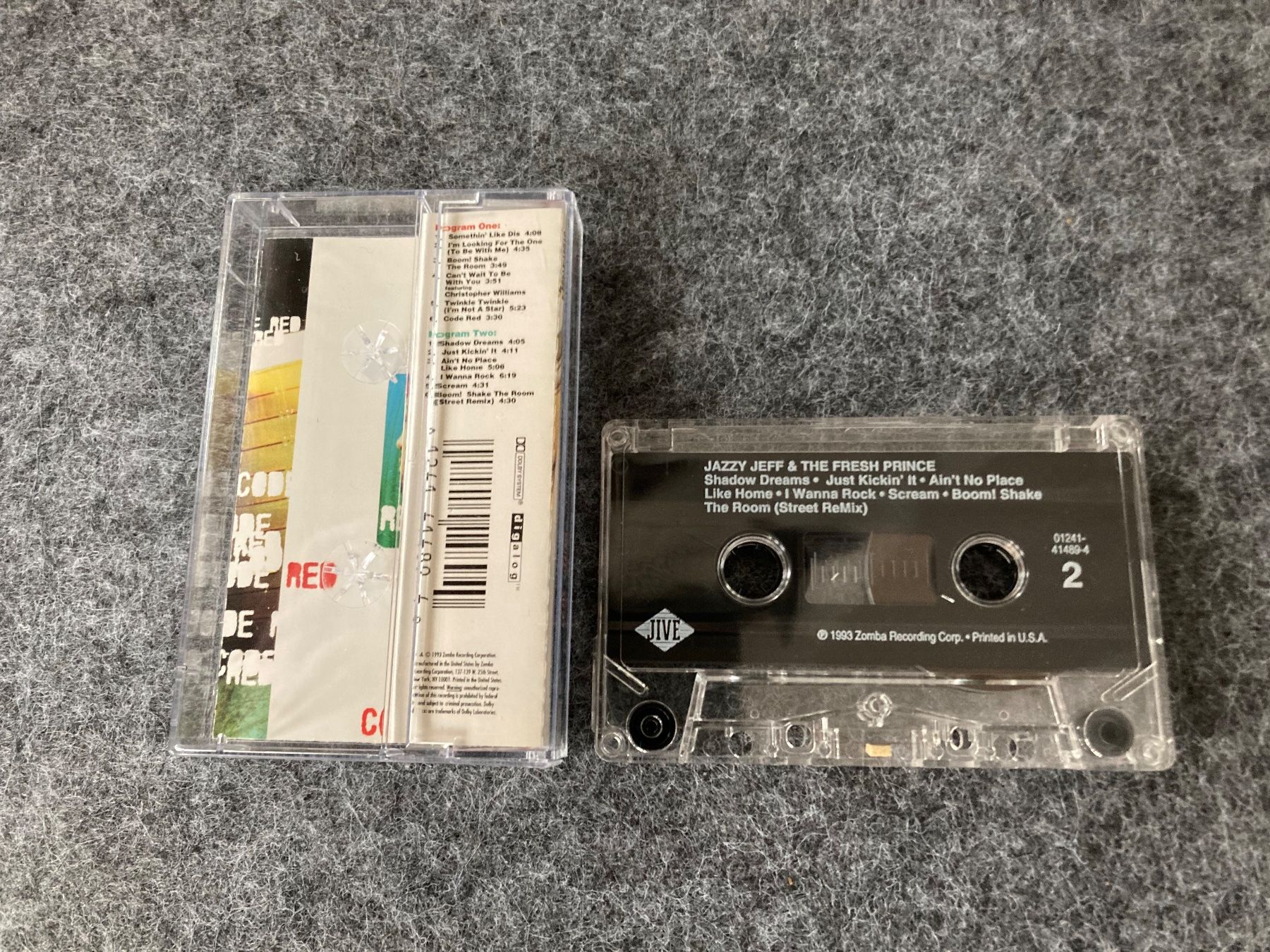Musicassette: DJ Jazzy Jeff & The Fresh Prince - Code Red (MC) – Usato da Fribourg venduto da Karushi 4