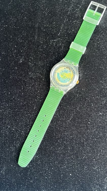 Swatch Montres: Swatch Earth Summit 92 Automatik Uhr Grün - Rarität! – Neuf (Voir description) à Grenchen par chththl 3