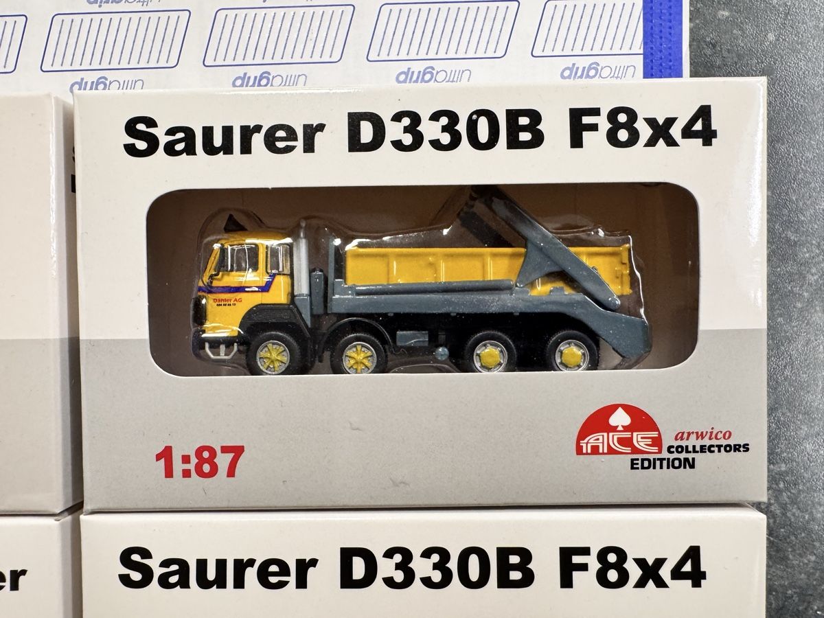 Saurer Modellini d'auto: Saurer Modelle 1:87 von ACE – Nuovo e nell'imballaggio originale da Lenk im Simmental venduto da trampeltier61 2