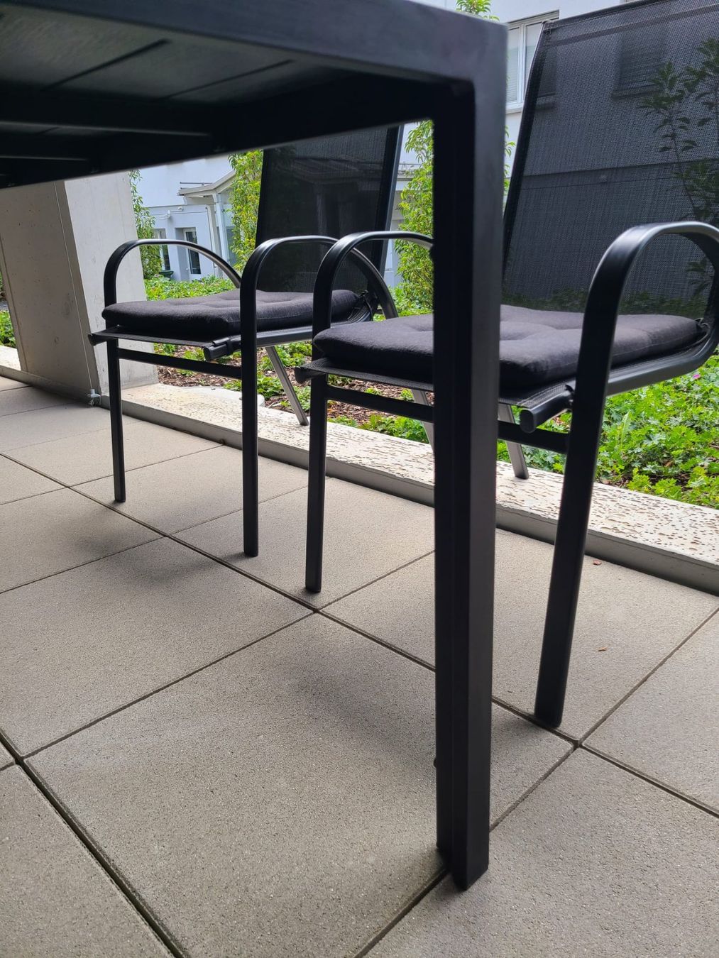 Gonser Tavoli: Gartentisch RIVI 150 x 90 cm schwarz – Usato da Diepoldsau venduto da komando2 3