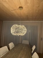 Hängeleuchte Drahtgeflecht LED Designlampe guter Zustand