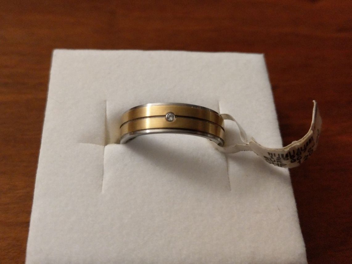 Anelli: Ring Stahl, NEU – Nuovo e nell'imballaggio originale da Köniz venduto da Kakadu22