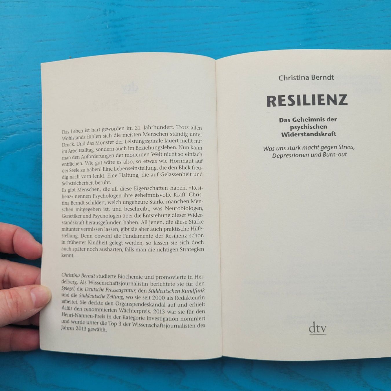 Bücher: Christina Berndt- Resilienz – Gebraucht aus SCHÜBELBACH von CoKaHa 1