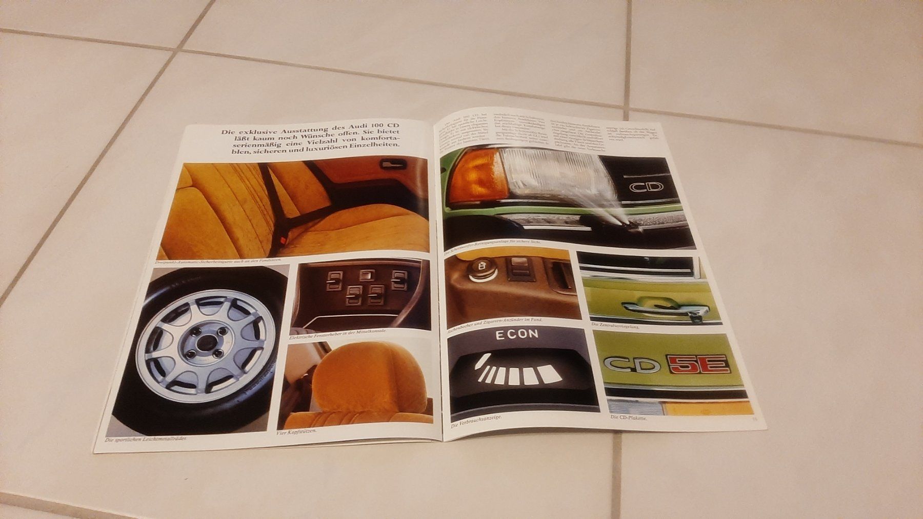 Audi Documenti: K..108) Audi 100 CD Prospekt – Usato da Wil SG venduto da AmandaCreations 1