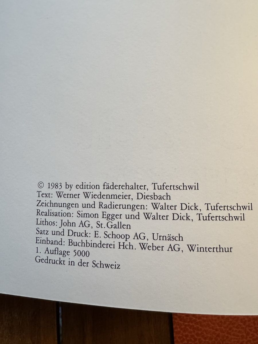 Libri: Bildband von Walter Dick & Werner Wiedenmeier Lithos – Usato da siebnen venduto da minte 3