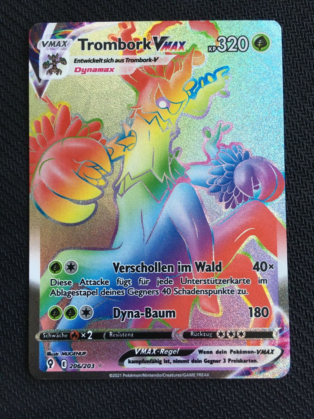 Pokémon Carte collezionabili: Pokémon - EVS 206 Trombork Vmax - Drachenwandel -DE- – Nuovo (secondo la descrizione) da St.Gallen venduto da Punktchen01