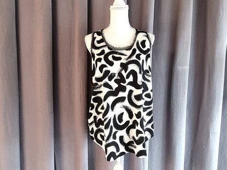 H & M Schwarz - Weisses Top
