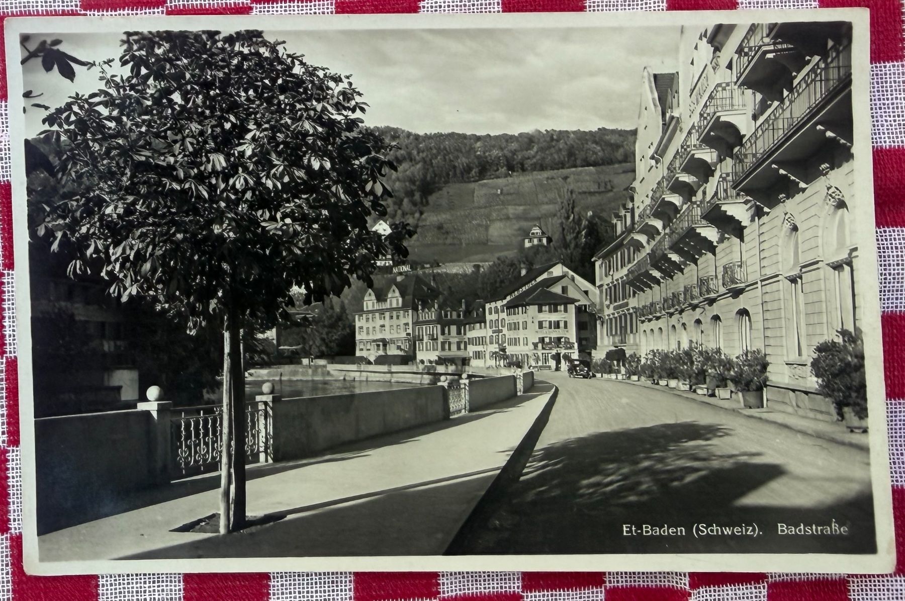 Cartes postales: ENNETBADEN - Badstrasse - Ansichtskarte – D'occasion à Tegerfelden par siebenmacky