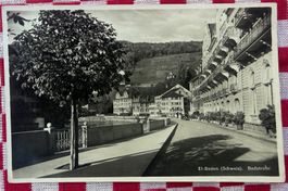 ENNETBADEN - Badstrasse - Ansichtskarte