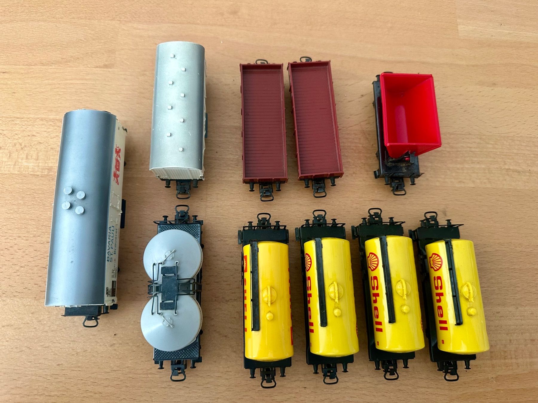 Märklin Modellini di ferrovie: Märklin Güterwagen Set AC H0 – Usato da Oftringen venduto da ib.85 4