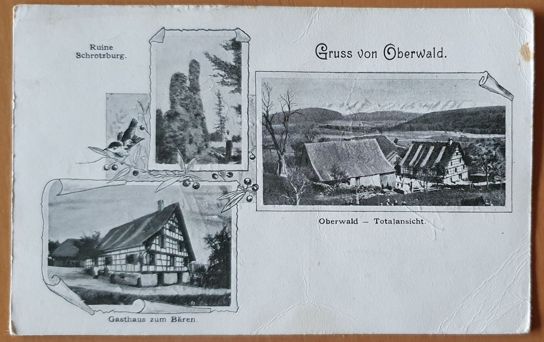 Cartoline postali: Gruss aus Oberwald – Usato da Kreuzlingen venduto da Rschweiz1