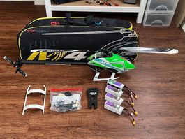 OMP M4 Max Heli grün – Top Zustand | VStabi Neo | 4x Akku