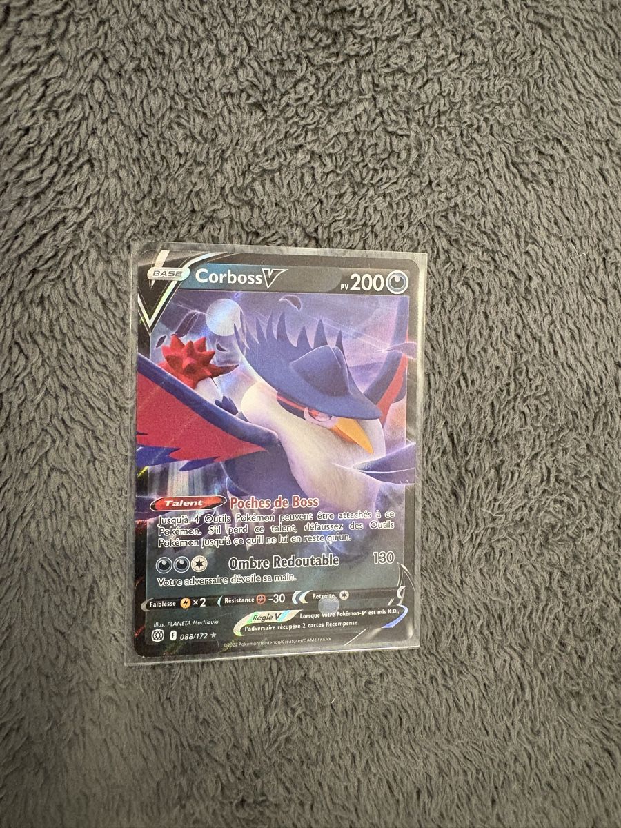 Pokémon Cartes à collectionner: Carte Pokémon Corboss V – Neuf (Voir description) à Cugy FR par K78