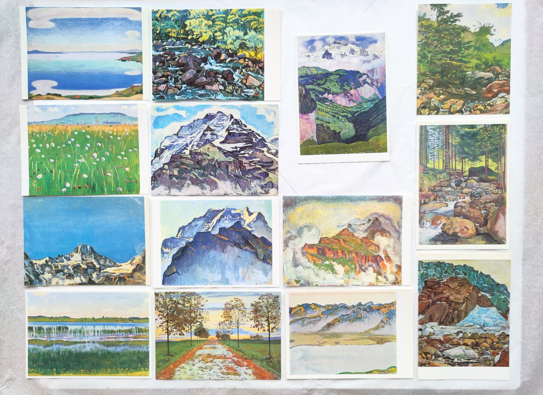 Cartes postales: 36 AK mit Kunst von FERDINAND HODLER – D'occasion à Pfäffikon ZH par rabali 2