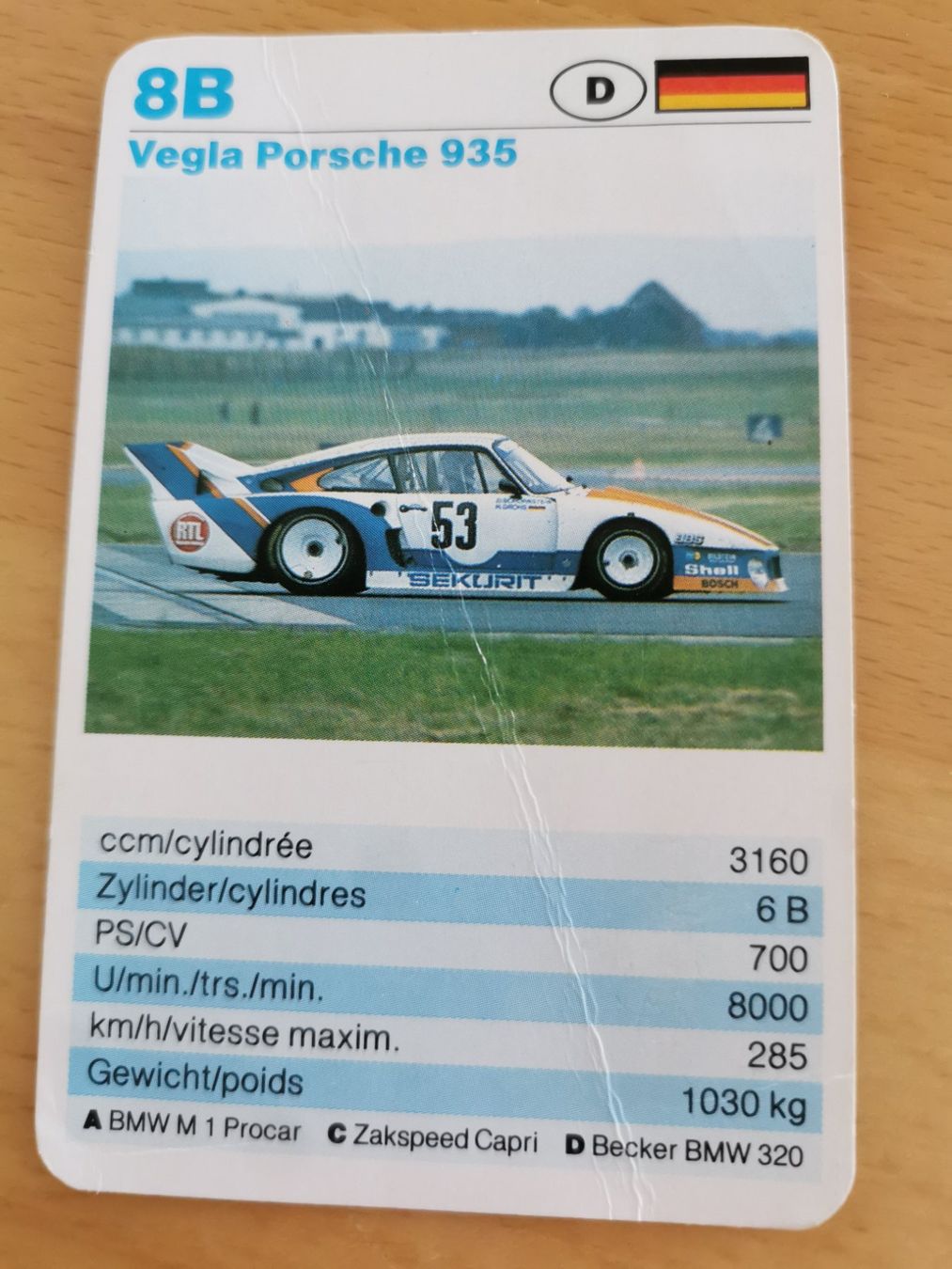Giochi: Auto Quartett - Turbos 5301 – Usato da St.Gallen venduto da Tamal0204 4